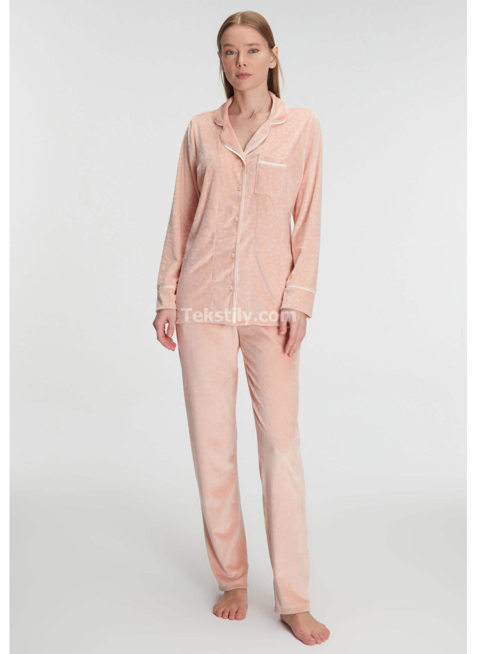 Женский домашний комплект с брюками (S-M-L-XL) ANIL 2024/25