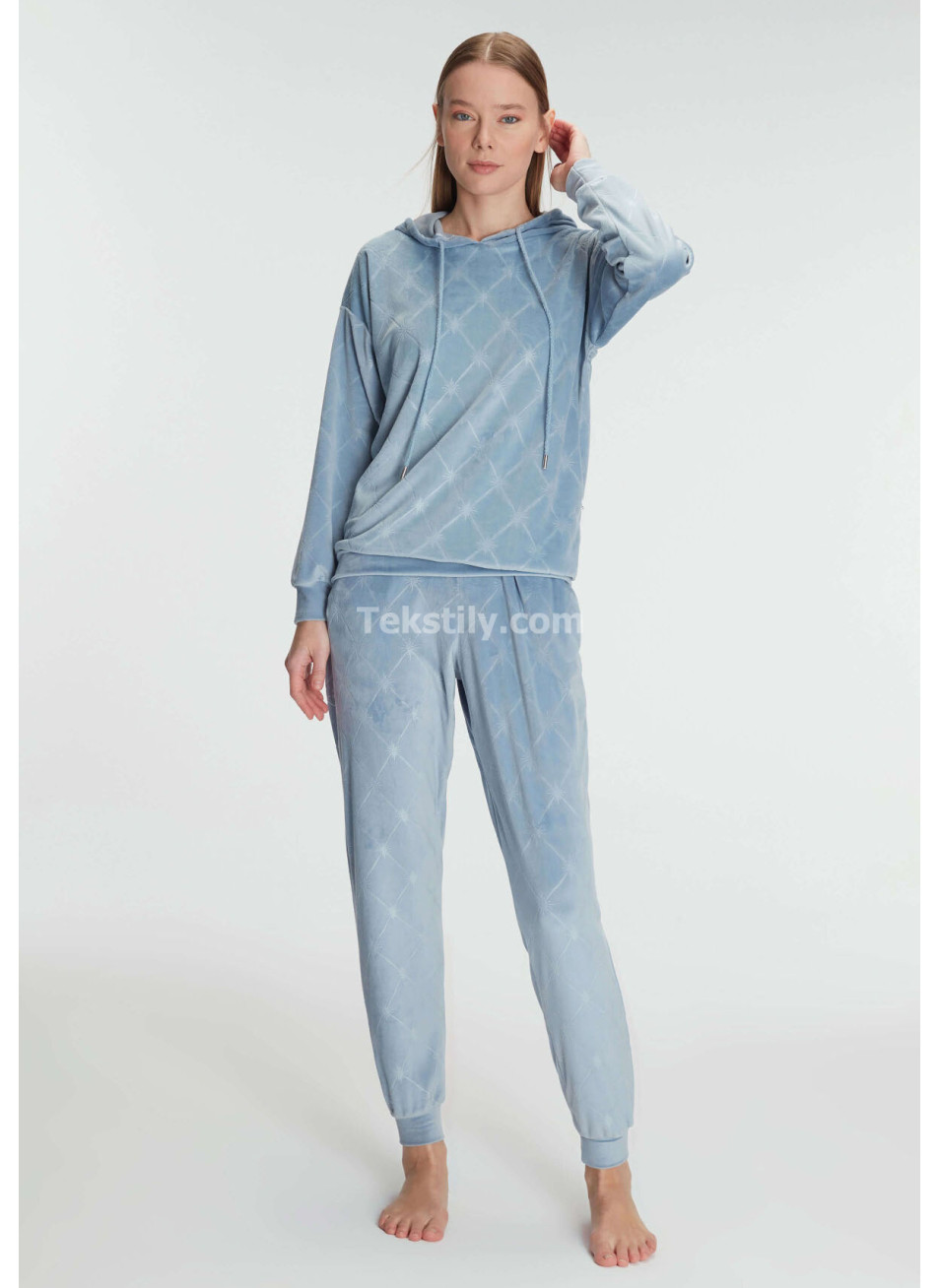Женский домашний комплект с брюками (S-M-L-XL) ANIL 2024/25