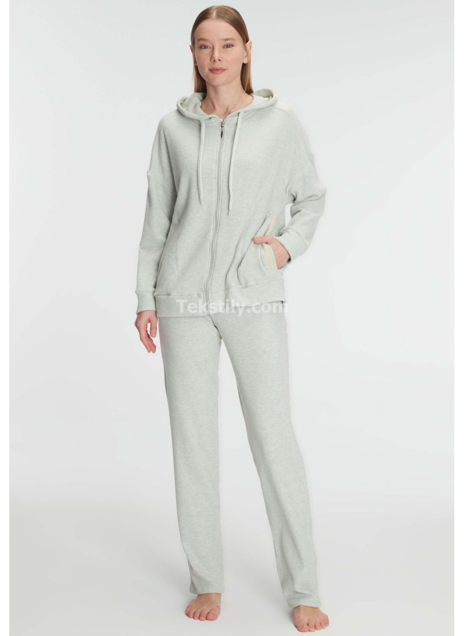 Женский домашний комплект с брюками (S-M-L-XL) ANIL 2024/25