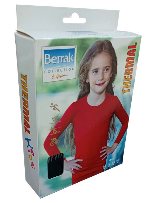 Детская термофутболка для девочек THERMAL (6-8-10-12) Berrak 849