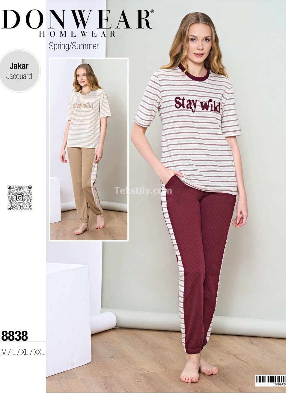 Женский Комплект с Брюками Donwear 20225 (M+L+XL+2XL)