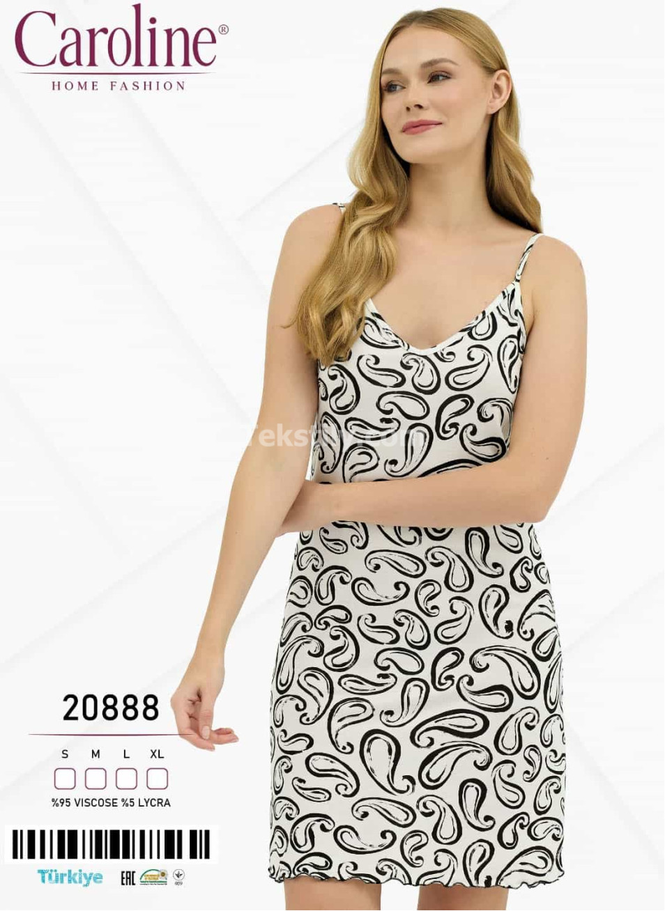 Женская Ночная Сорочка Caroline (S+M+L+XL)