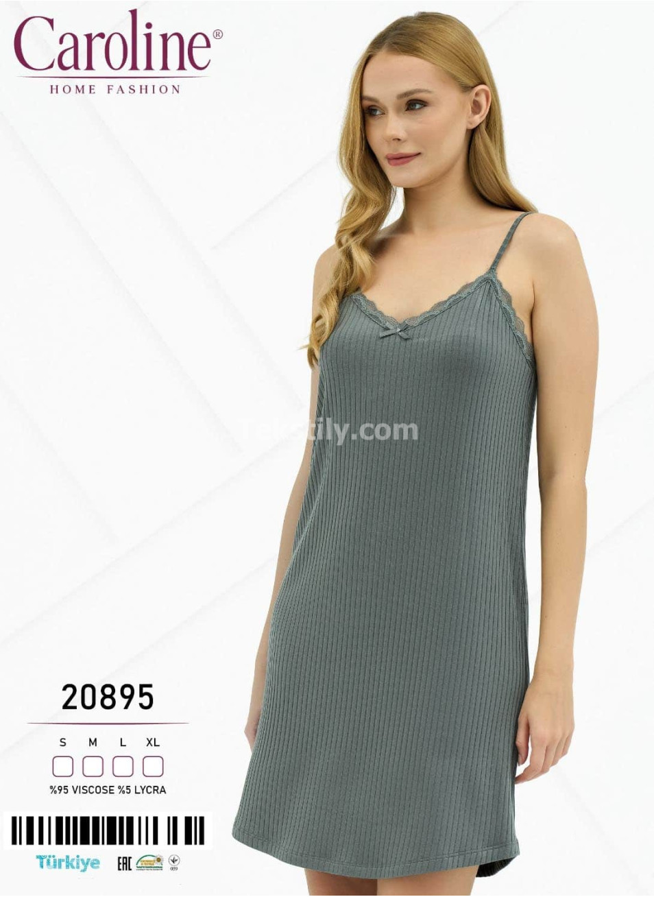 Женская Ночная Сорочка Caroline (S+M+L+XL)
