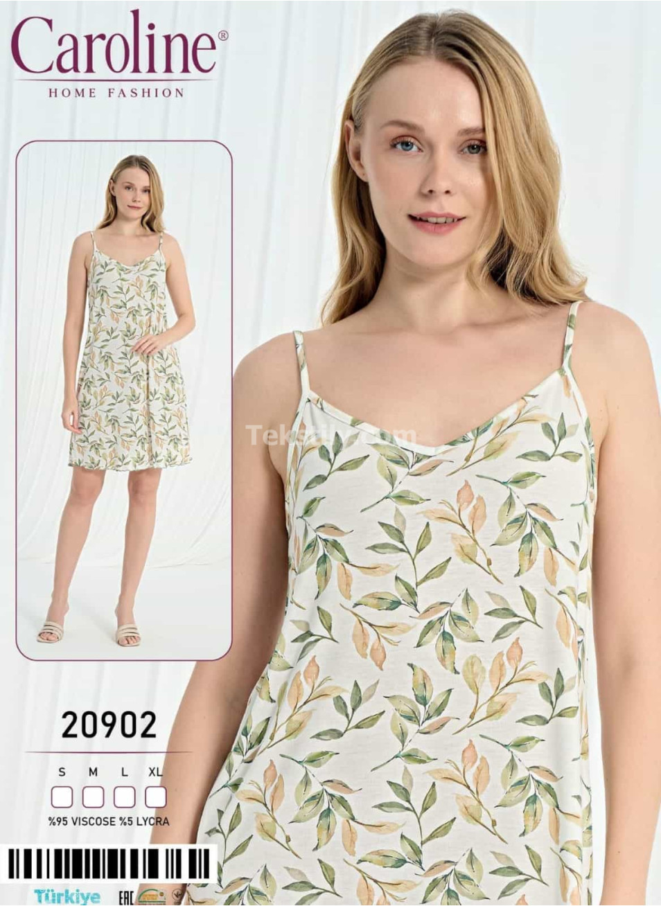 Женская Ночная Сорочка Caroline (S+M+L+XL)