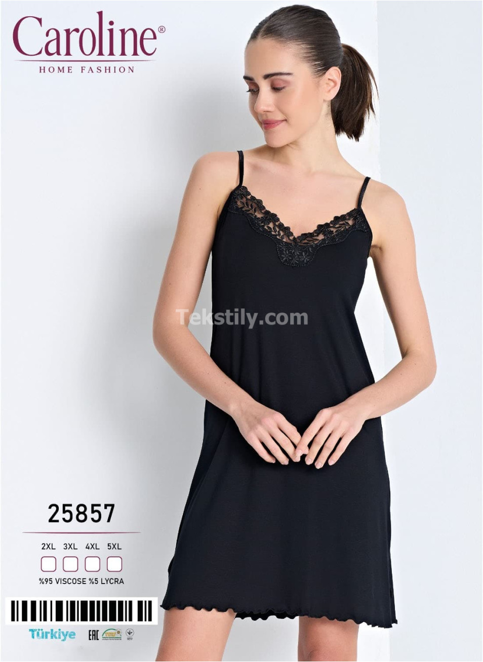 Женская Ночная Сорочка Caroline (2XL+3XL+4XL+5XL)