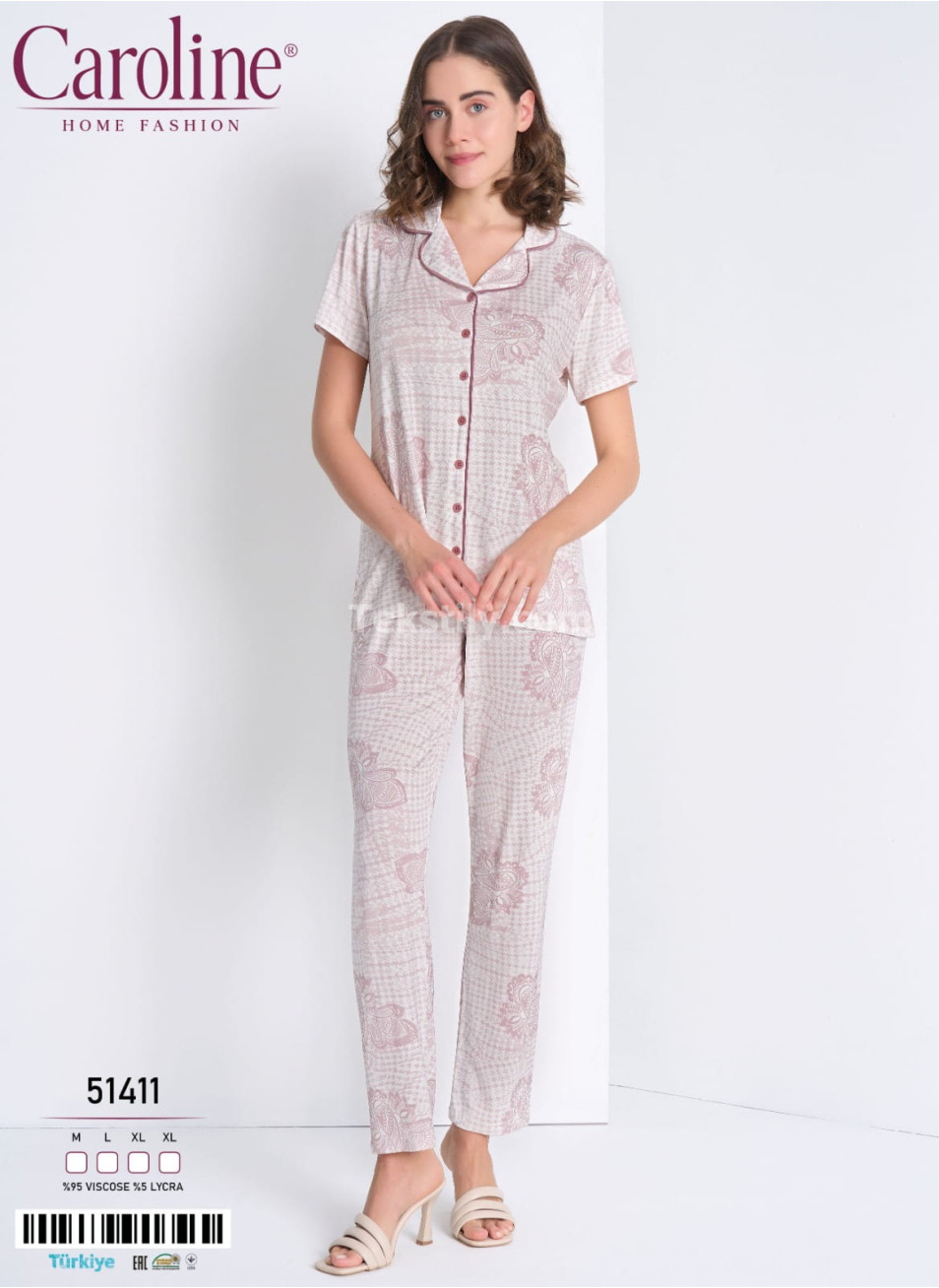 Женская Пижамa Caroline (M+L+XL+XL) 