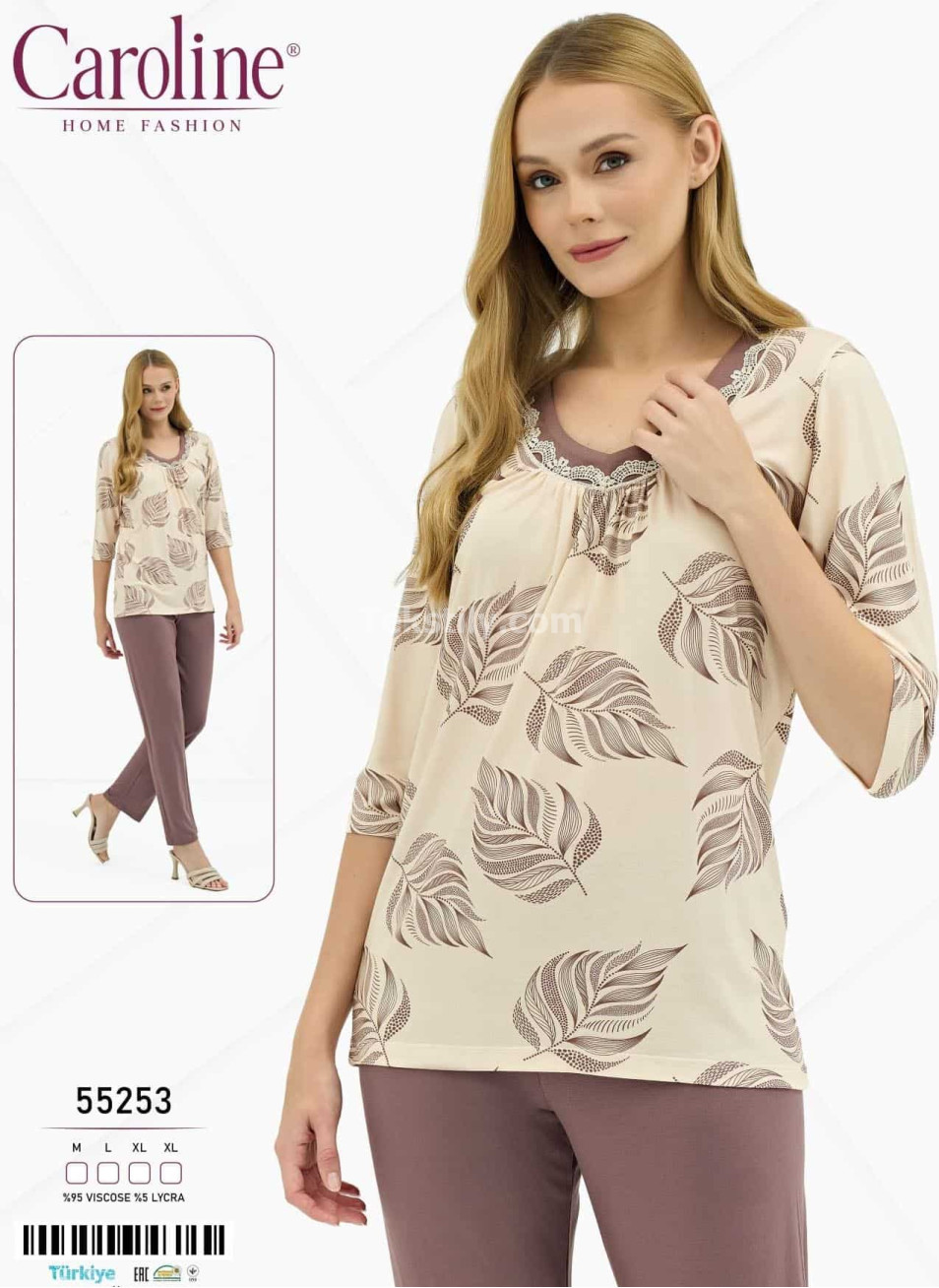 Женская Пижамa Caroline (M+L+XL+XL) 