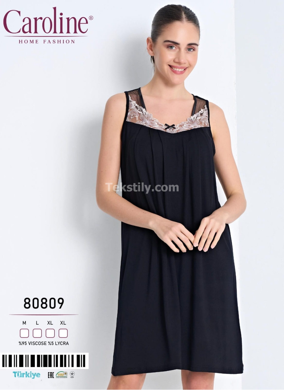 Женская Ночная Сорочка Caroline (M+L+XL+XL)