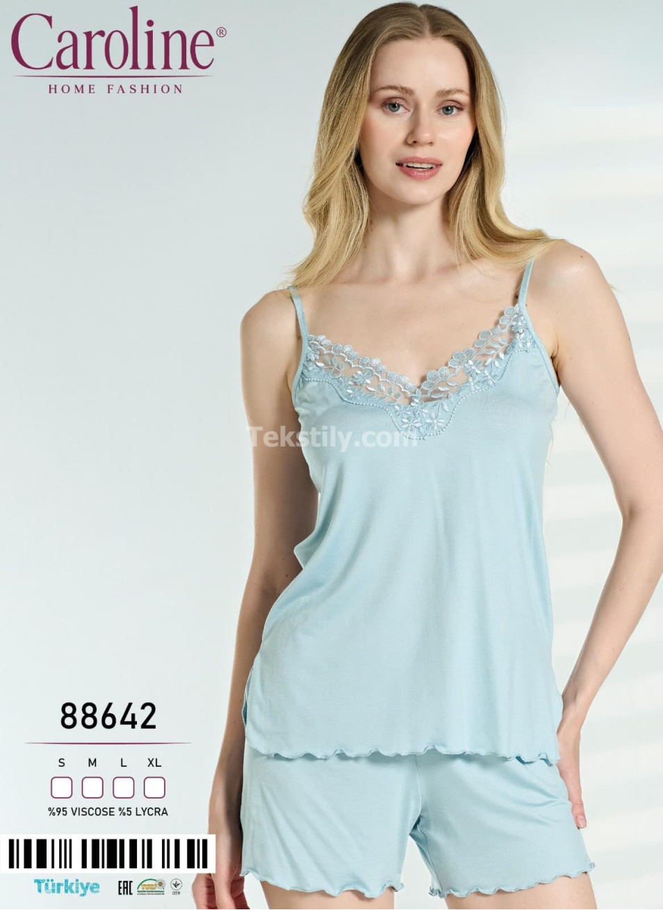 Женский Комплект с Шортами Caroline (S+M+L+XL)