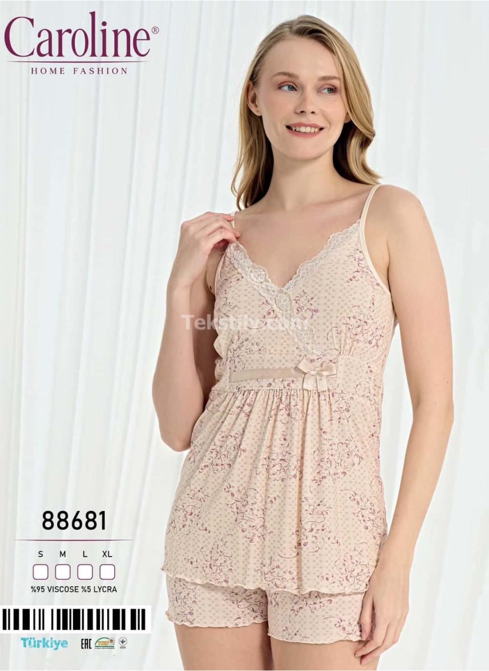 Женский Комплект с Шортами Caroline (S+M+L+XL)