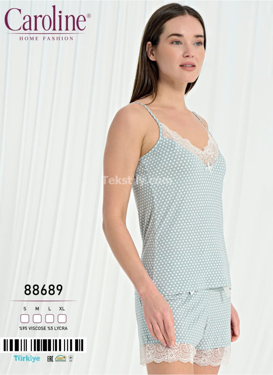 Женский Комплект с Шортами Caroline (S+M+L+XL)
