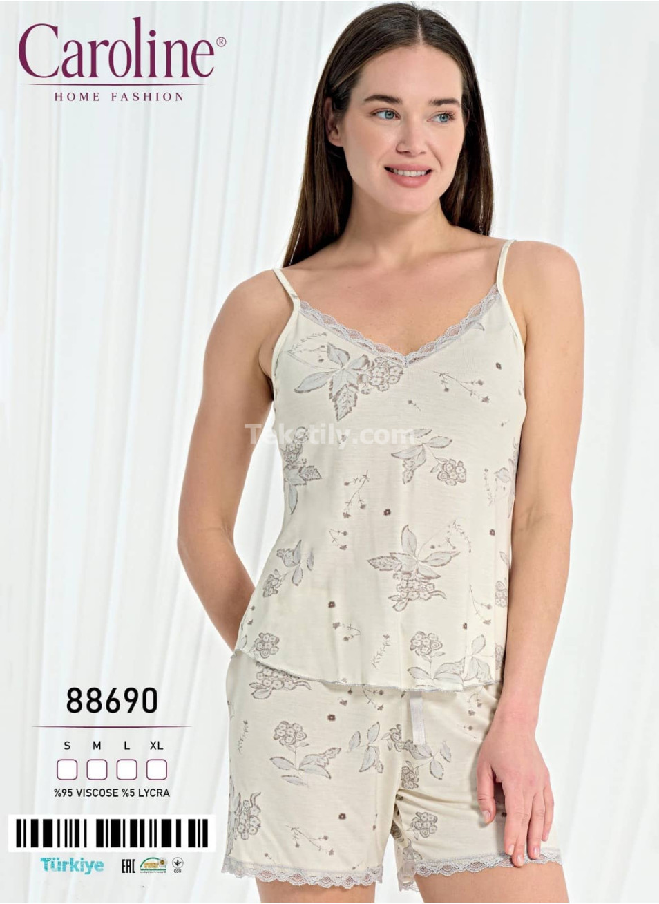 Женский Комплект с Шортами Caroline (S+M+L+XL)