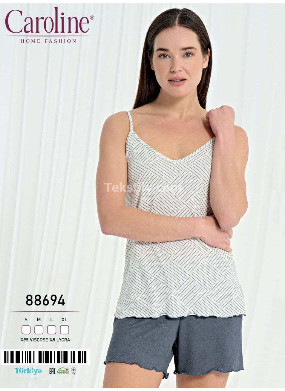Женский Комплект с Шортами Caroline (S+M+L+XL)