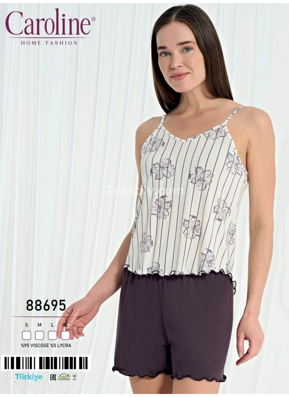 Женский Комплект с Шортами Caroline (S+M+L+XL)