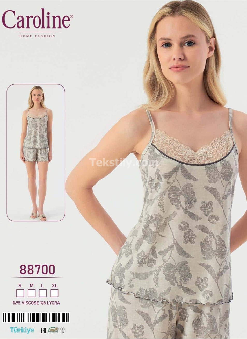 Женский Комплект с Шортами Caroline (S+M+L+XL)