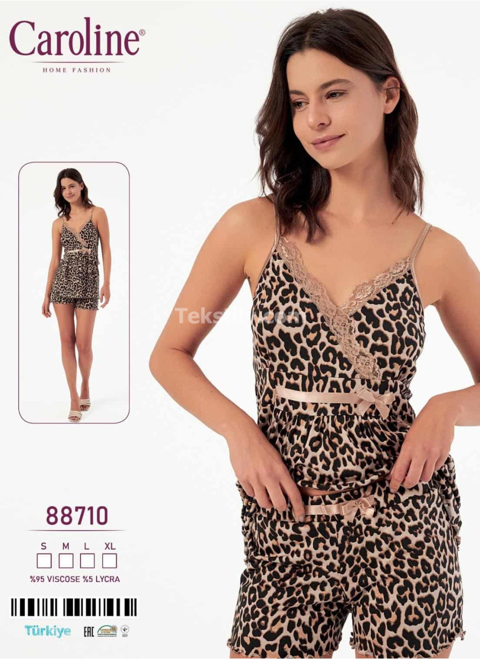 Женский Комплект с Шортами Caroline (S+M+L+XL)