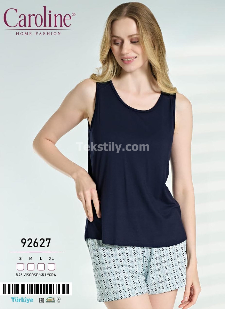 Женский Комплект с Шортами Caroline (S+M+L+XL)