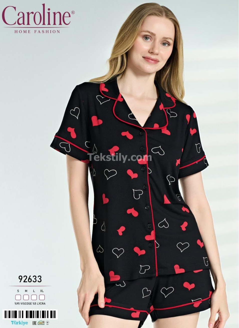 Женский Комплект с Шортами Caroline (S+M+L+XL)