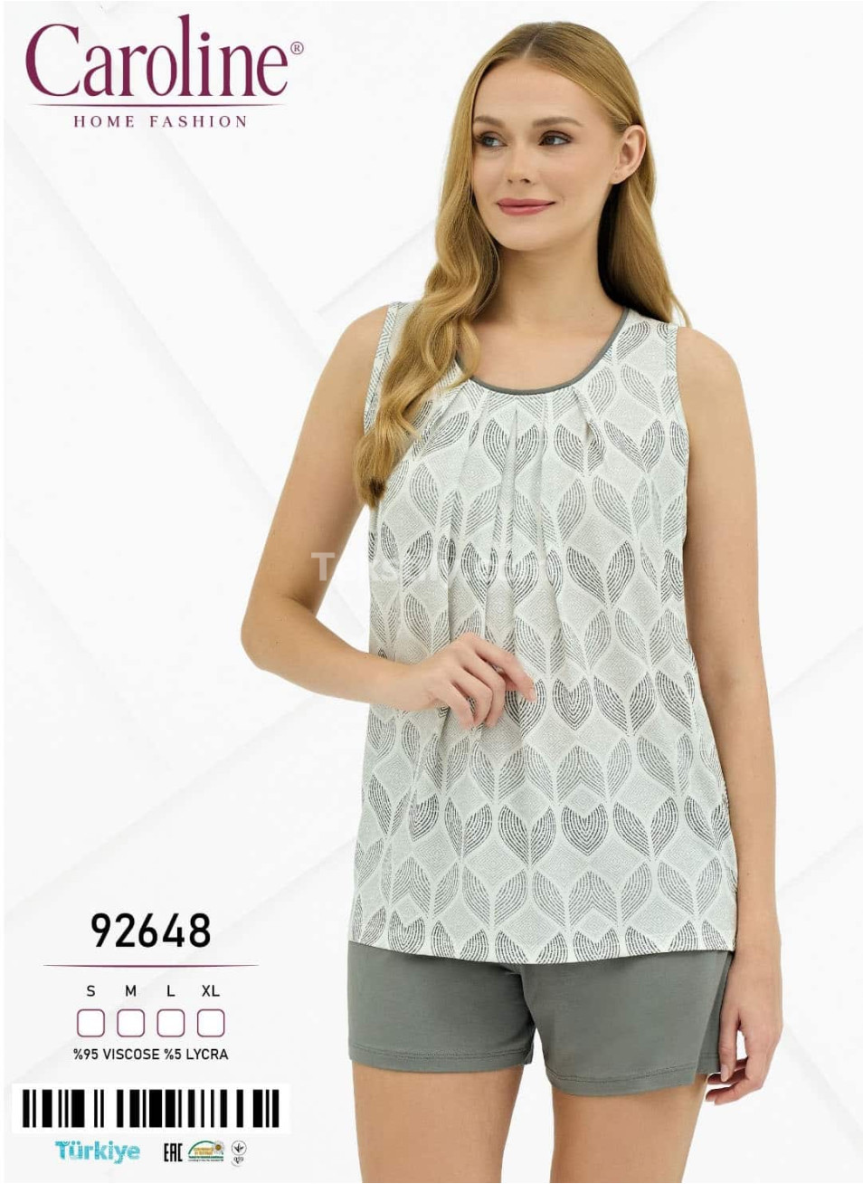 Женский Комплект с Шортами Caroline (S+M+L+XL)