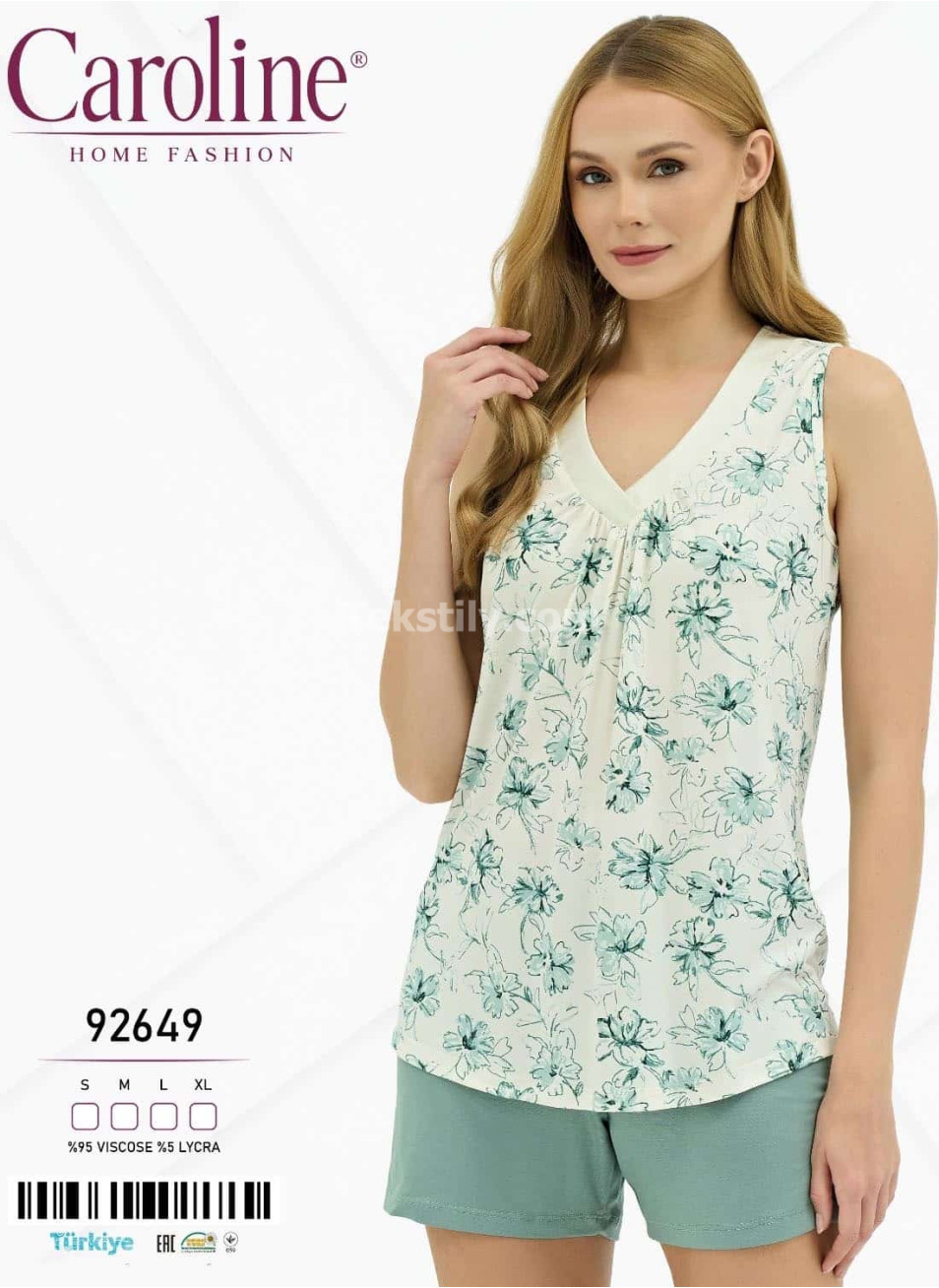 Женский Комплект с Шортами Caroline (S+M+L+XL)