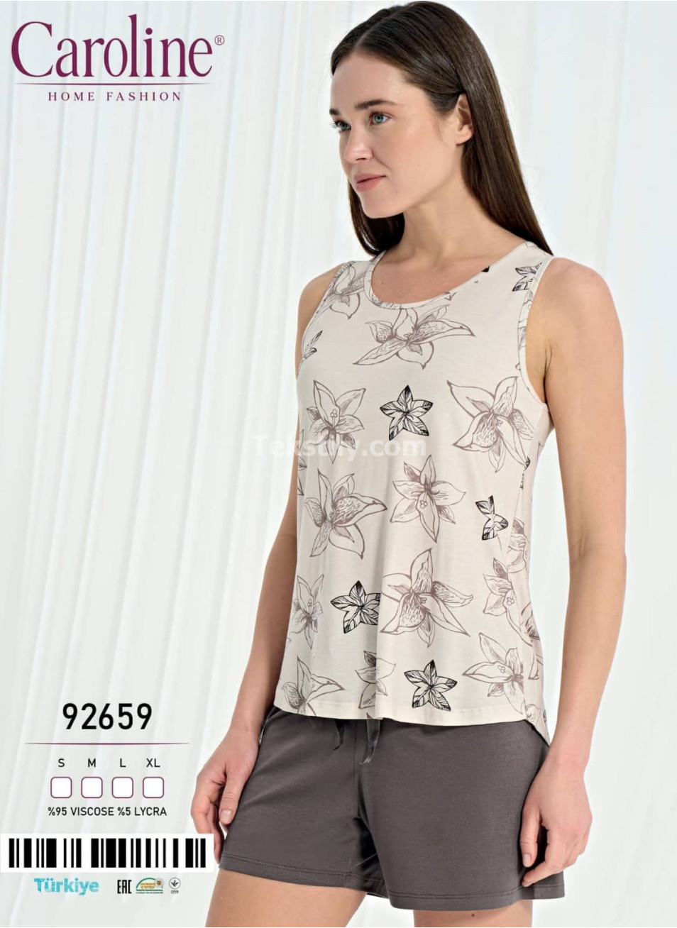 Женский Комплект с Шортами Caroline (S+M+L+XL)