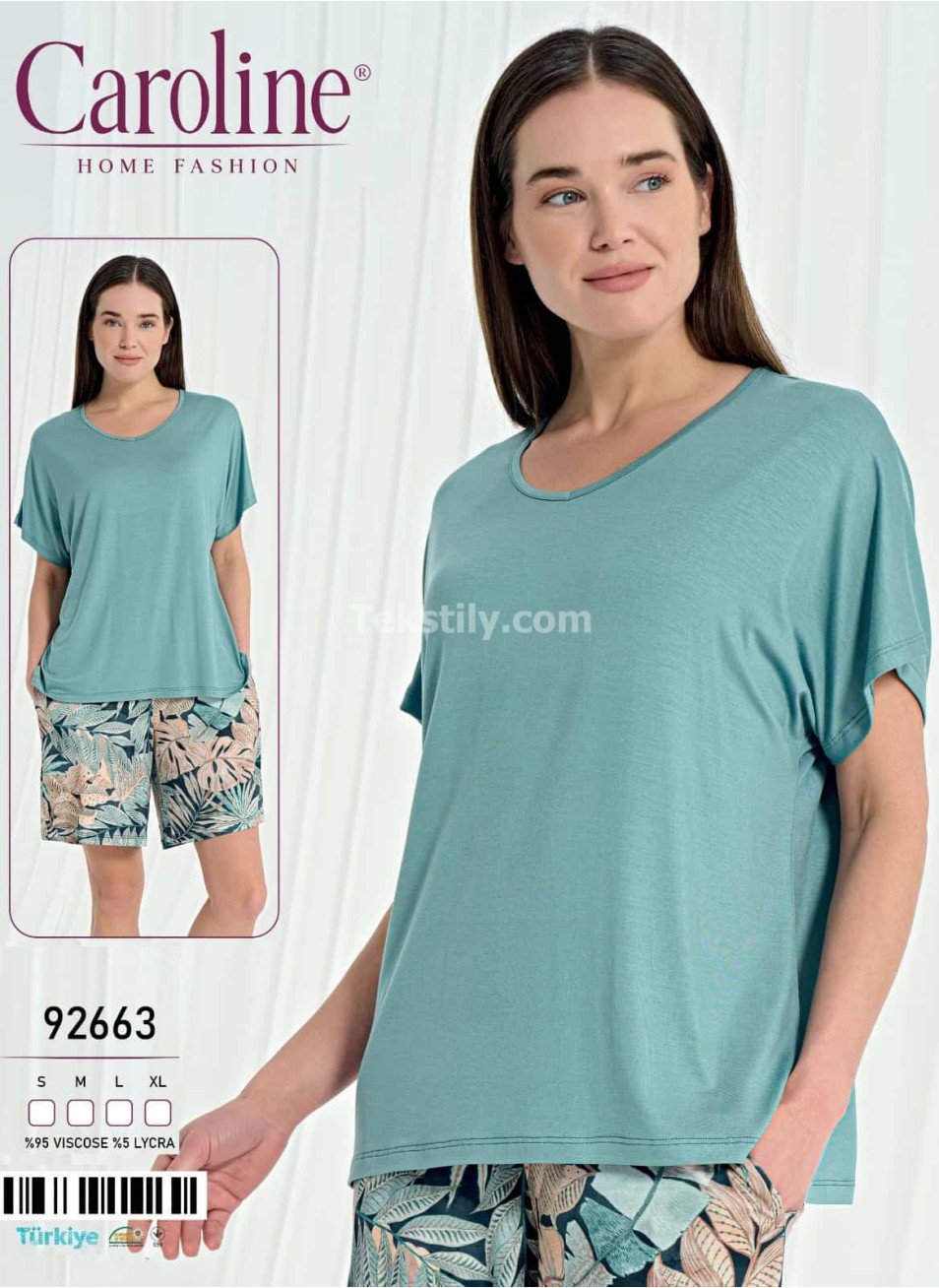 Женский Комплект с Шортами Caroline (S+M+L+XL)
