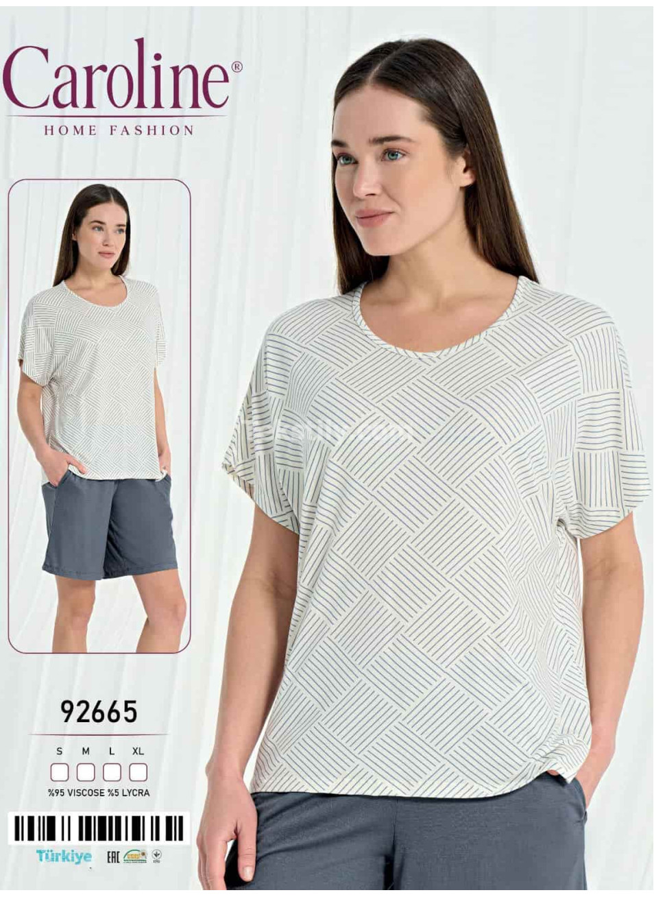 Женский Комплект с Шортами Caroline (S+M+L+XL)