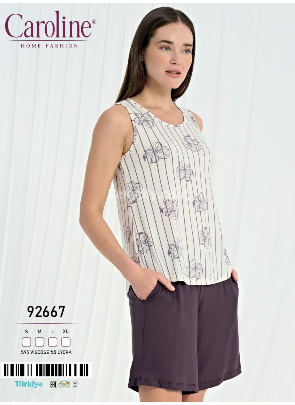 Женский Комплект с Шортами Caroline (S+M+L+XL)