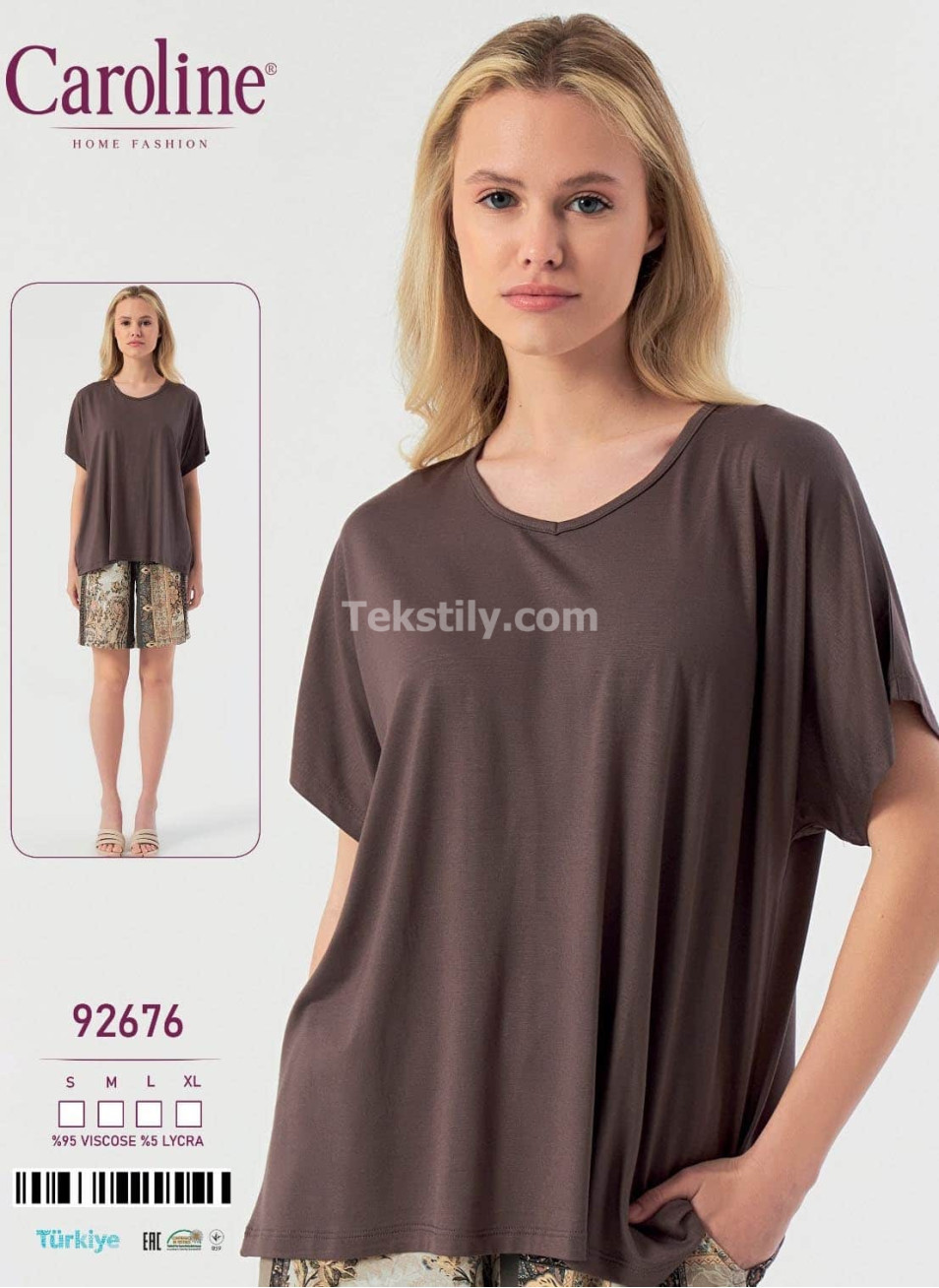 Женский Комплект с Шортами Caroline (S+M+L+XL)