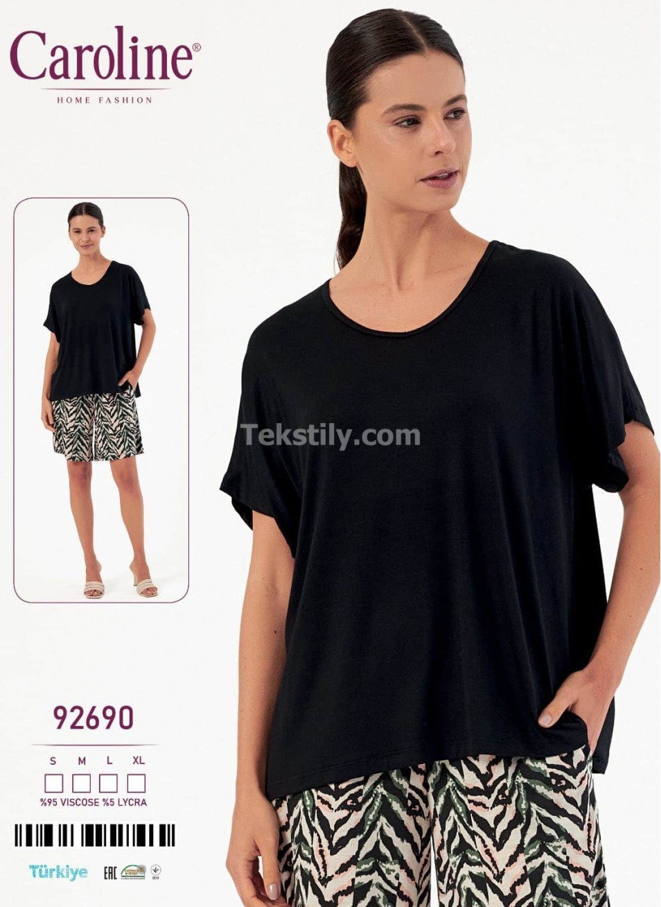 Женский Комплект с Шортами Caroline (S+M+L+XL)