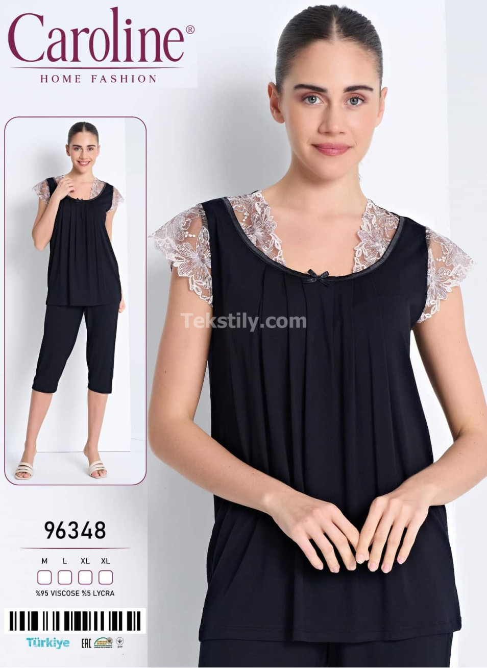 Женский Комплект с Капри Caroline (M+L+XL+XL)