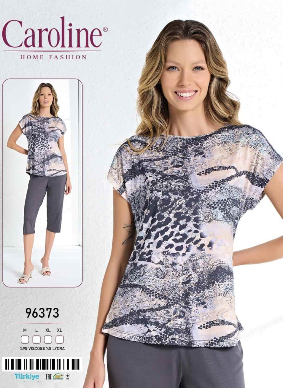 Женский Комплект с Капри Caroline (M+L+XL+XL)