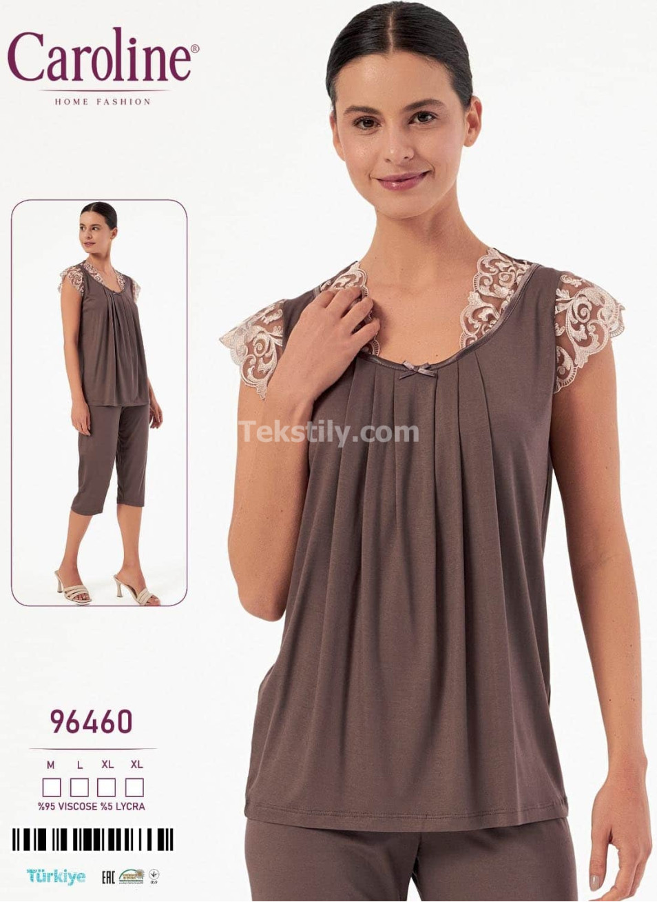 Женский Комплект с Капри Caroline (M+L+XL+XL)