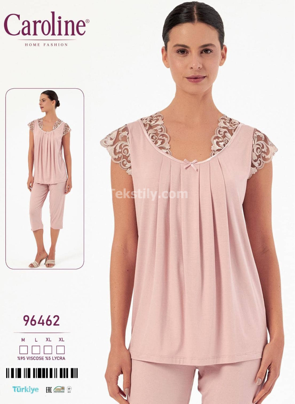 Женский Комплект с Капри Caroline (M+L+XL+XL)