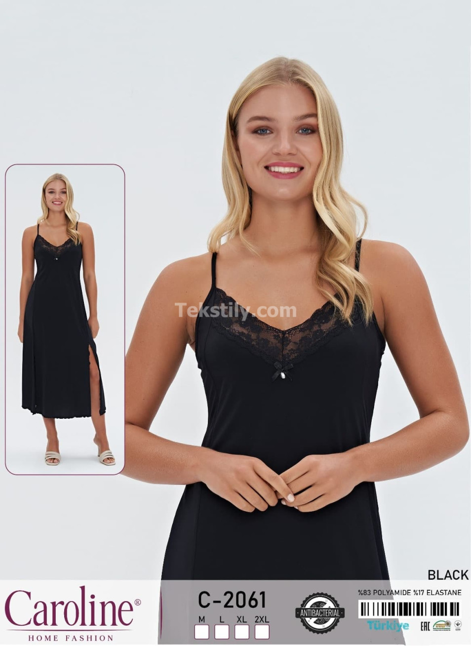 Женская Ночная Сорочка Caroline (M+L+XL+2XL)