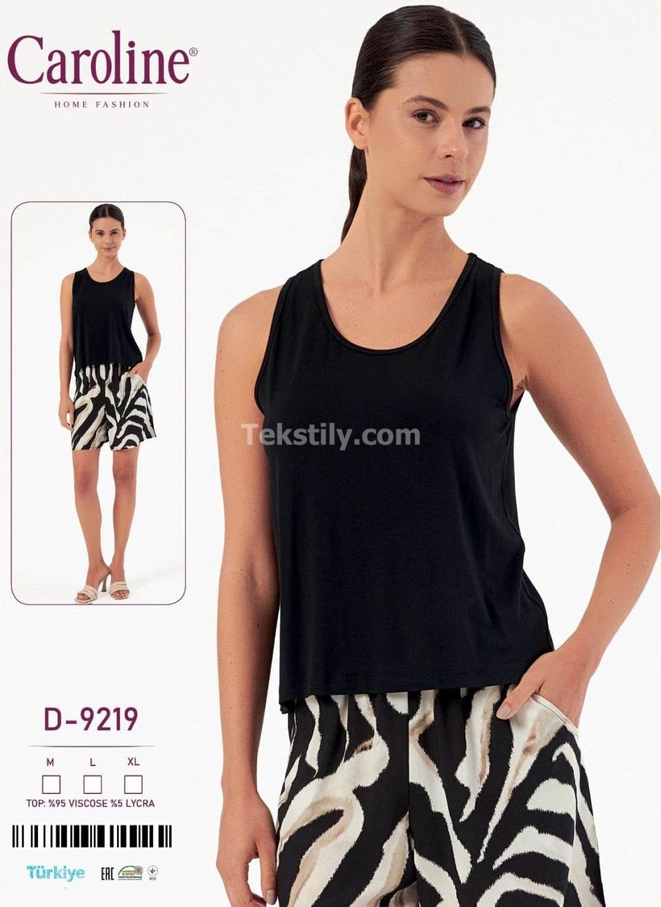 Женский Комплект с Шортами Caroline (M+L+XL) 