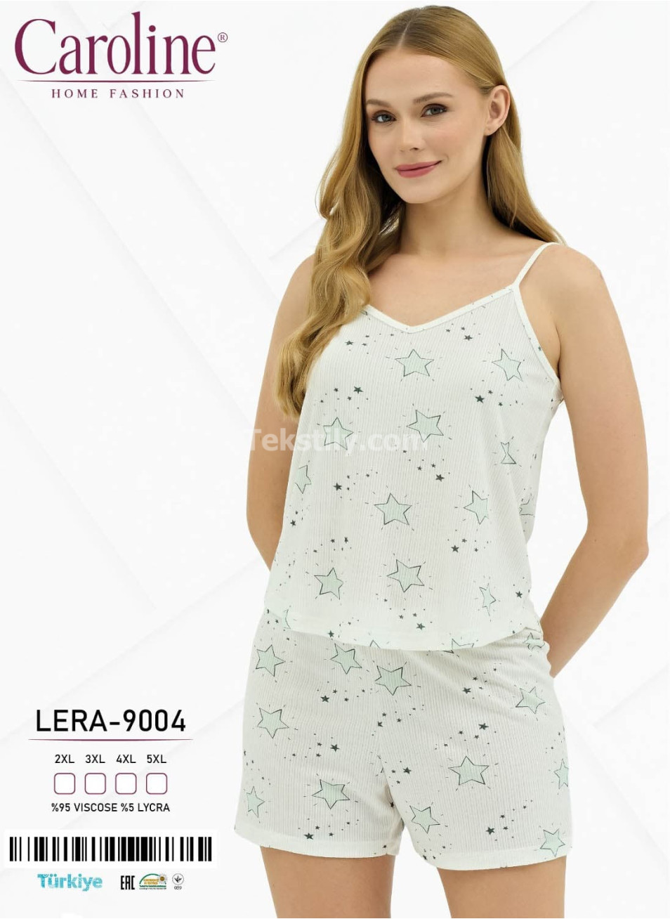 Женский Комплект с Шортами Caroline (2XL+3XL+4XL+5XL)