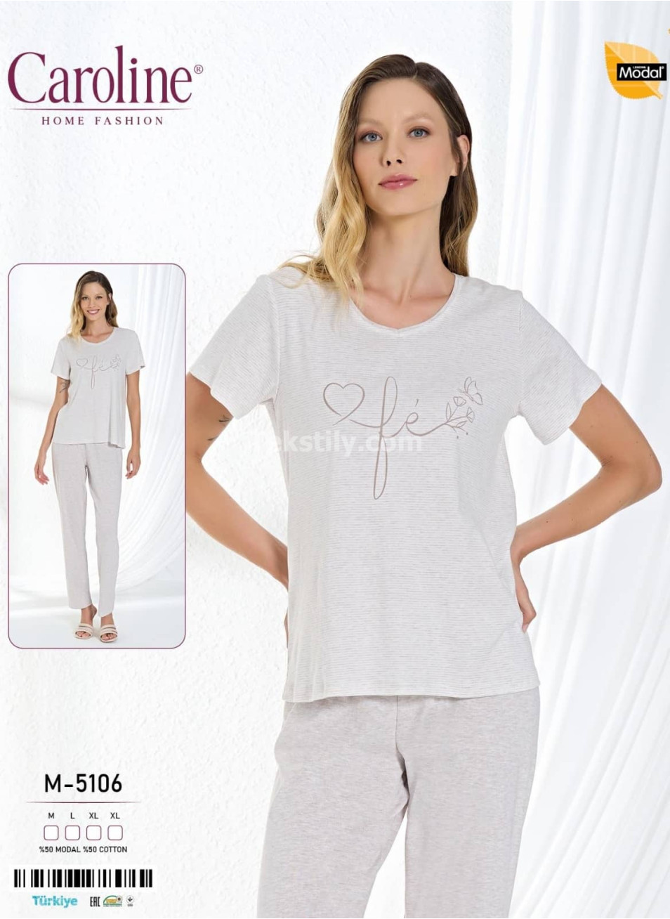Женская Пижамa Caroline (M+L+XL+XL) 