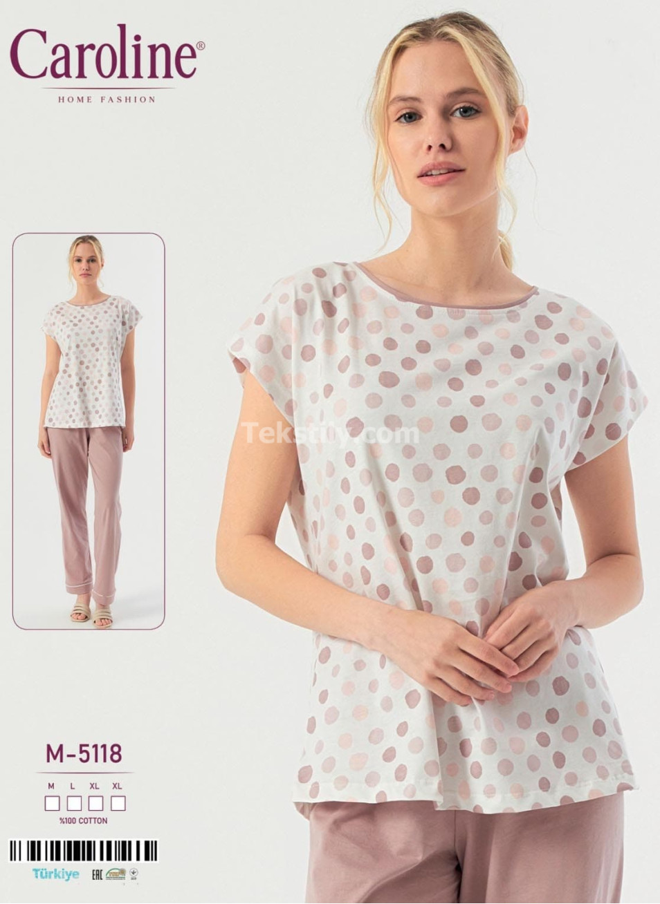 Женская Пижамa Caroline (M+L+XL+XL) 