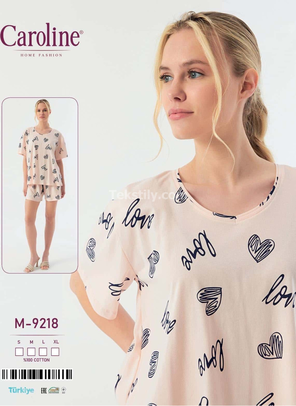 Женский Комплект с Шортами Caroline (S+M+L+XL)