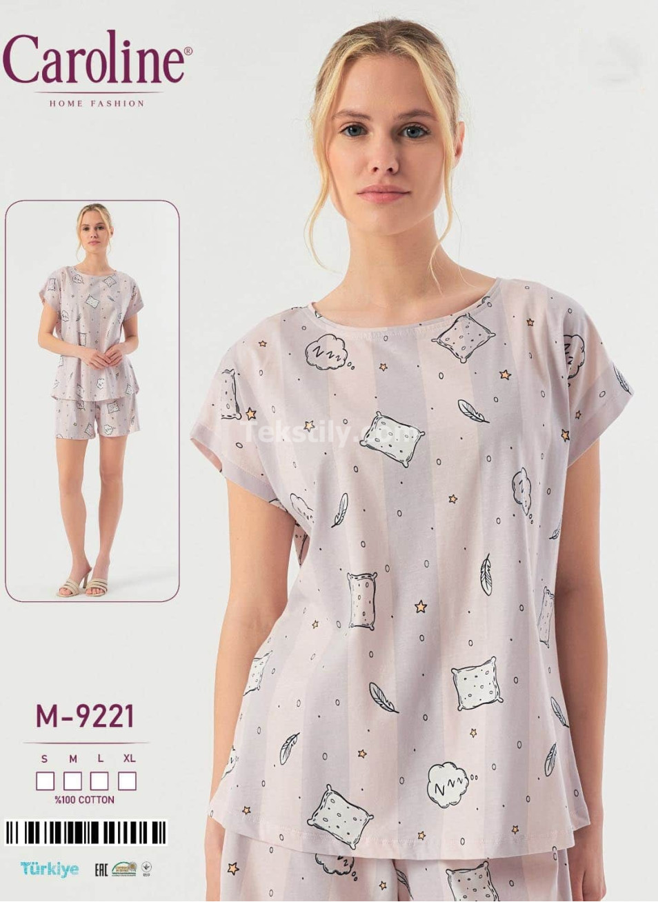 Женский Комплект с Шортами Caroline (S+M+L+XL)