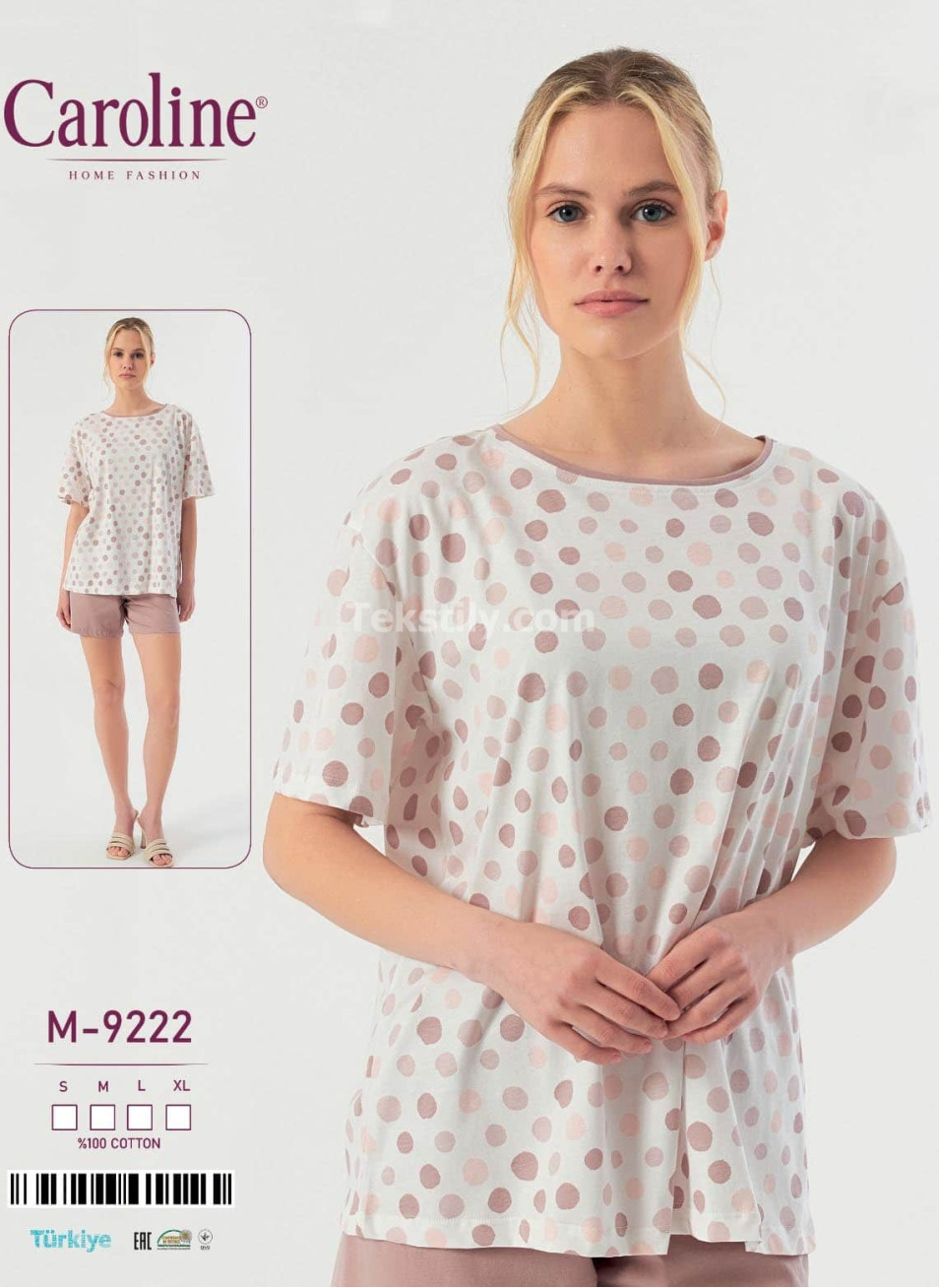 Женский Комплект с Шортами Caroline (S+M+L+XL)