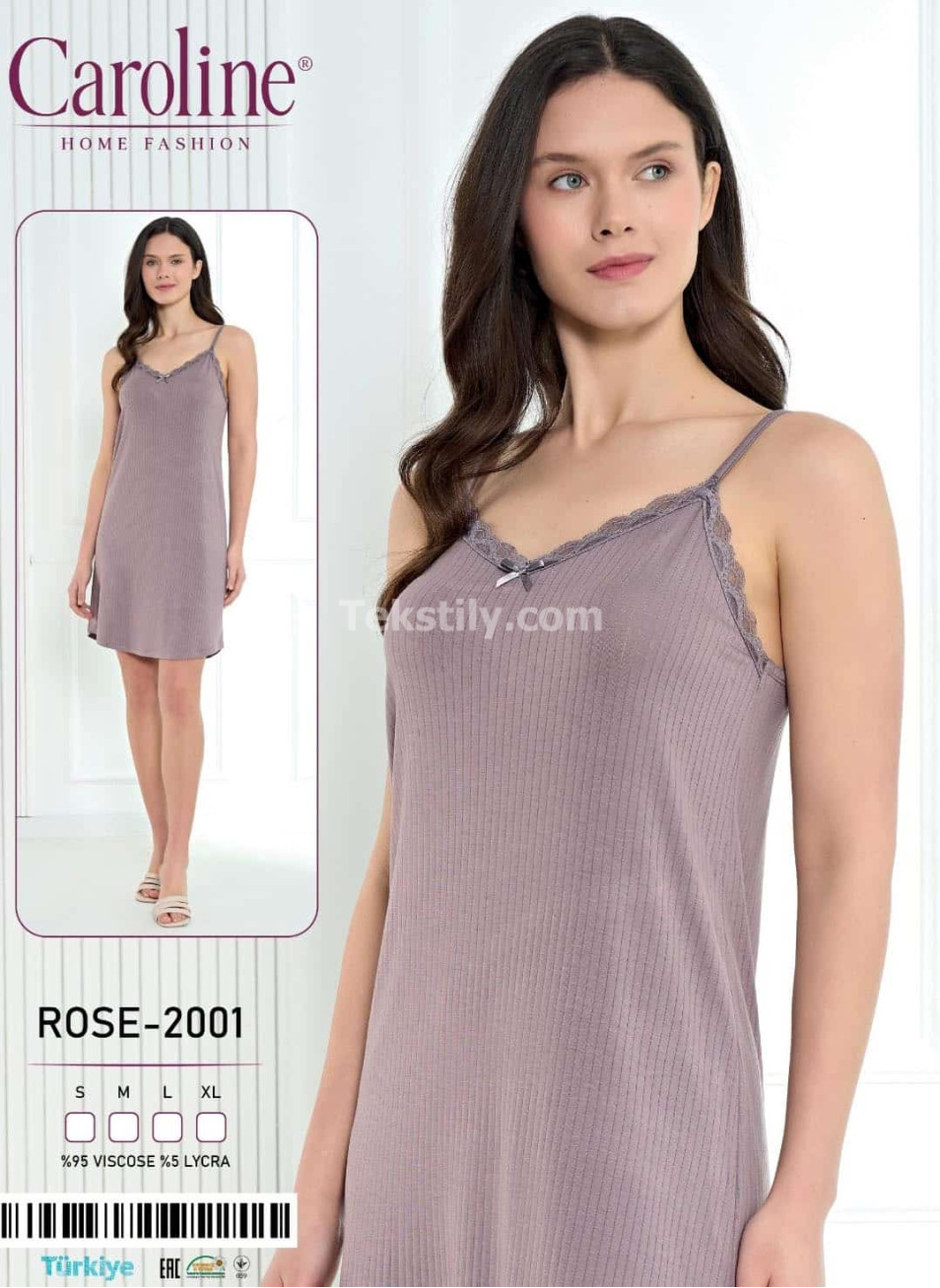Женская Ночная Сорочка Caroline (S+M+L+XL)