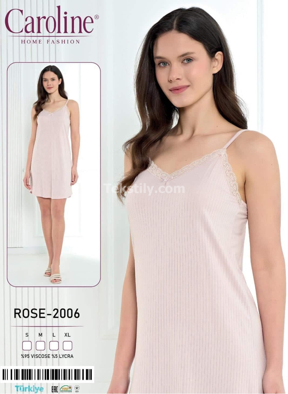 Женская Ночная Сорочка Caroline (S+M+L+XL)