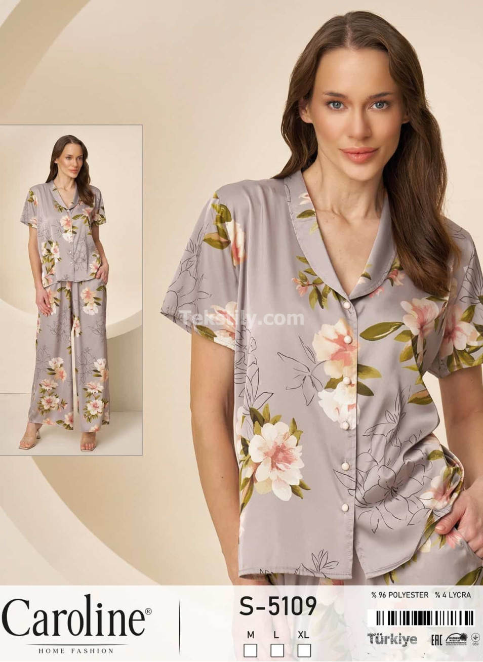 Пижамa Женская Caroline (M+L+XL) 