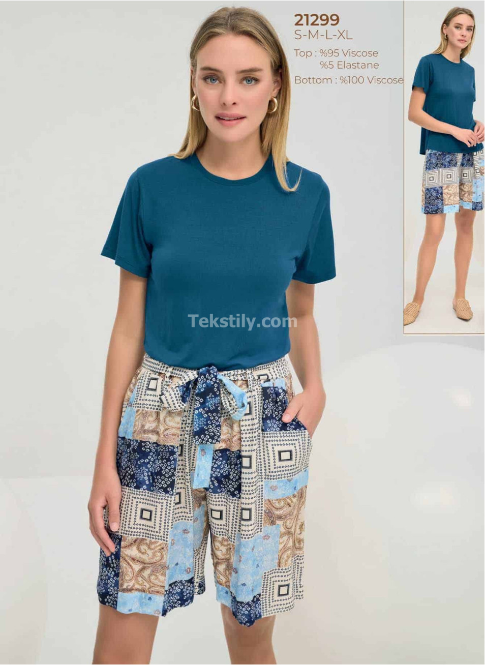 Женский  комплект с шортами Gizzey 2025 (S+M+L+XL) 