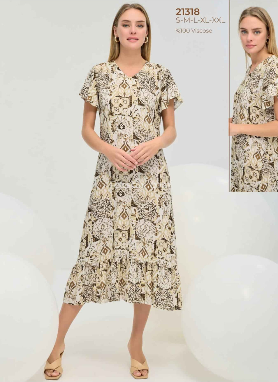 Женское Платье Gizzey 2025 (S+M+L+XL+2XL) 
