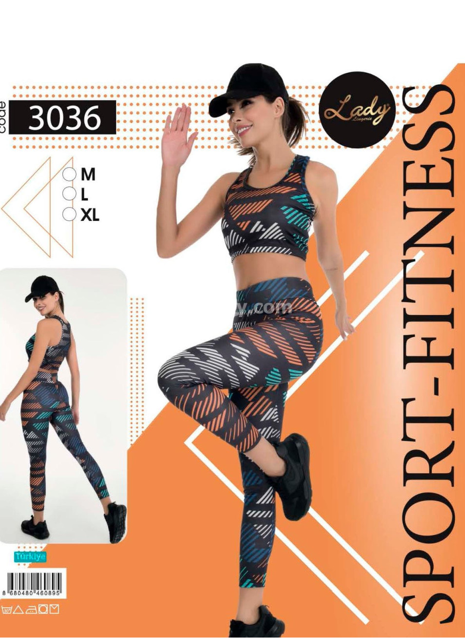 Лосины и Топ для Фитнеса (M+L+XL) Lady Lingerie