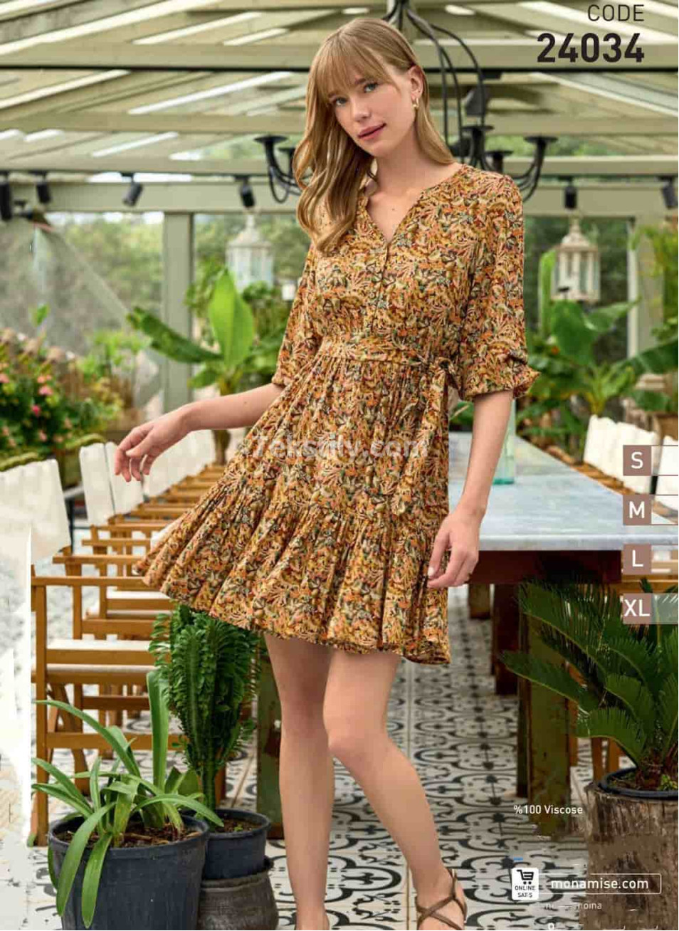 Женское Платье Monamise 2024 (S+M+L+XL)