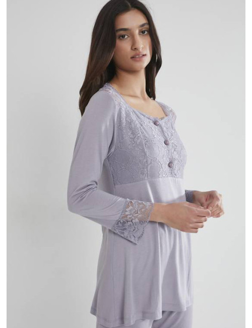 Пижама женская из шелка (S,M,L,XL) Pierre Cardin